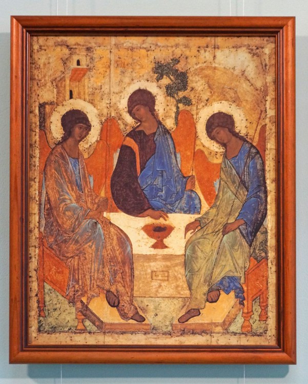 А. Рублёв. Троица. Икона 1422-1427