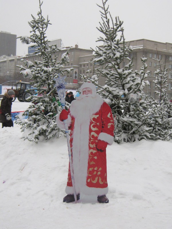 Изображение Деда Мороза, с которым можно сфотографироваться © Алёна Груя