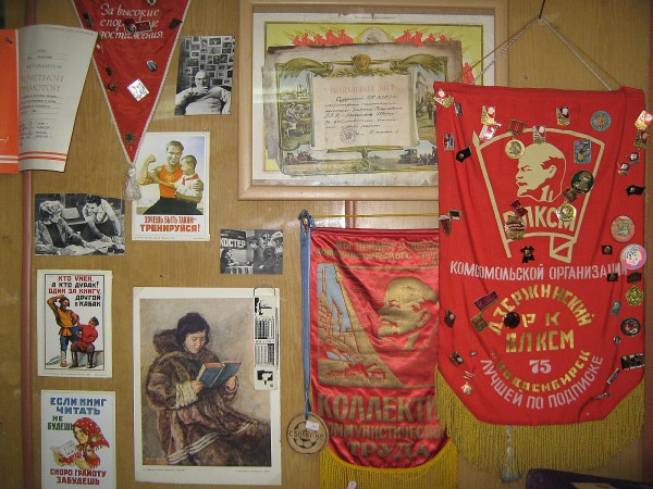 Плакаты и открытки на стене Музея СССР © Алёна Груя