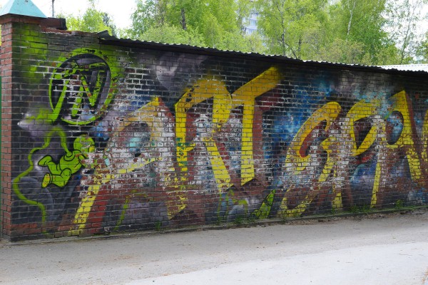 Граффити в Центральном парке © Алёна Груя