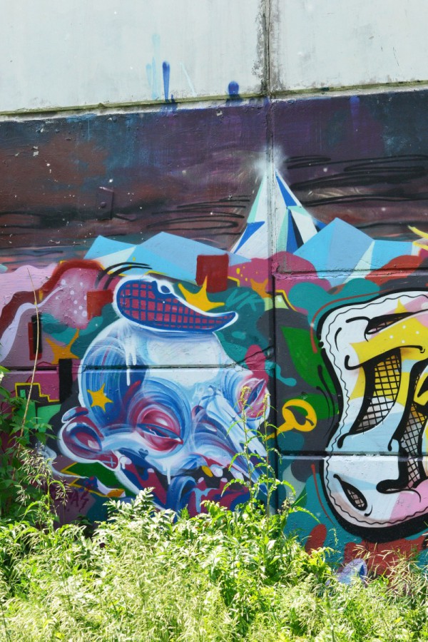 Часть работы художников граффити, посвященной Гавайям © Алёна Груя