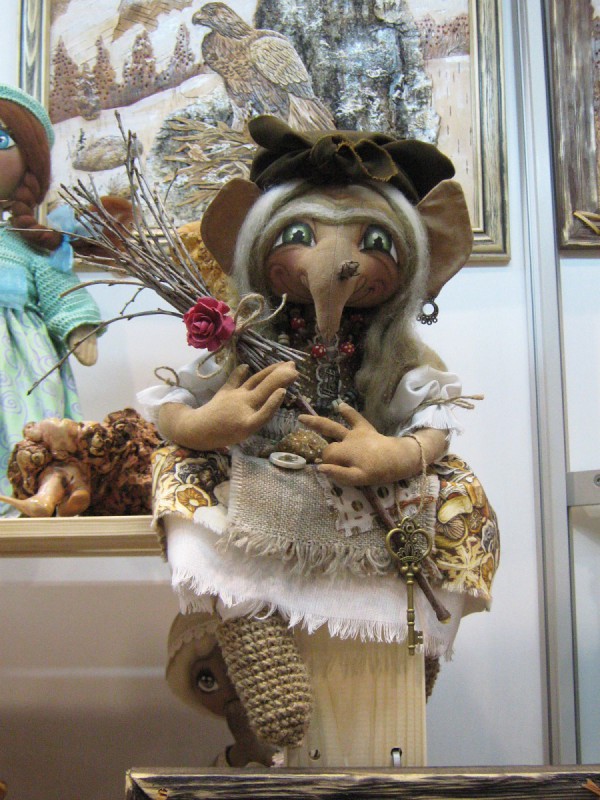 Кукла на выставке HobbyTime-Сибирь © Алёна Груя