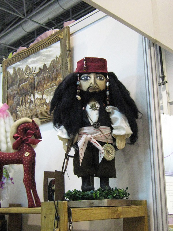 Кукла Джек-воробей на выставке HobbyTime-Сибирь © Алёна Груя