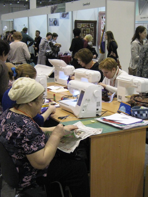 Мастер-класс по шитью на выставке хобби и творчества © Алёна Груя
