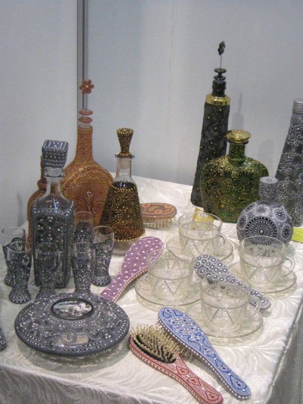 Декоративные изделия на выставке хобби в Экспоцентре © Алёна Груя