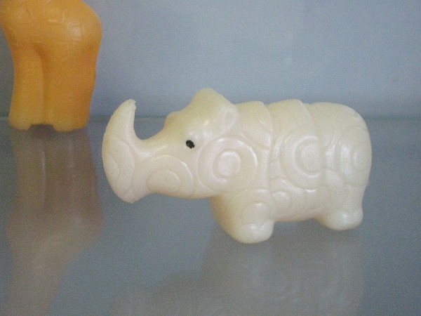 Игрушечный носорог на выставке советских игрушек © Алёна Груя