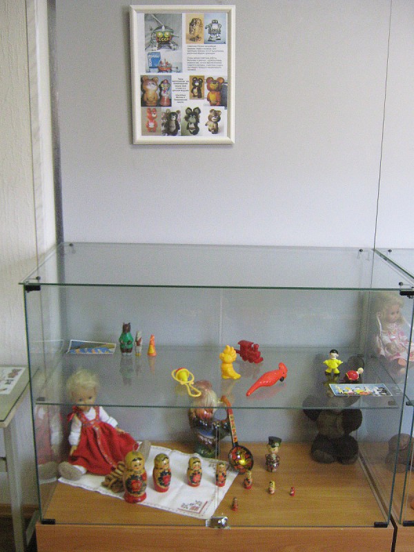 Часть экспозиции выставки, посвященной советским игрушкам  © Алёна Груя