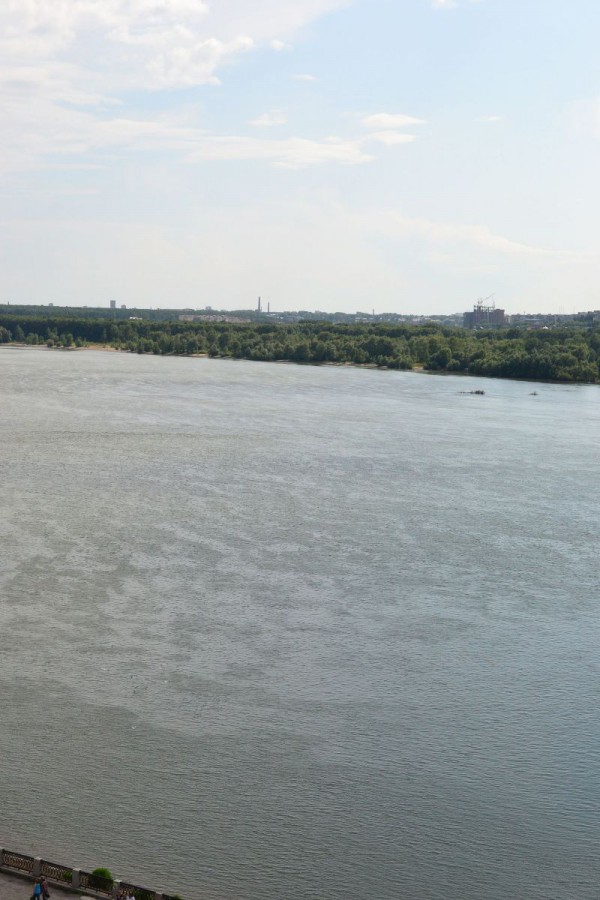 Вид на реку Обь с колеса обозрения © Алёна Груя